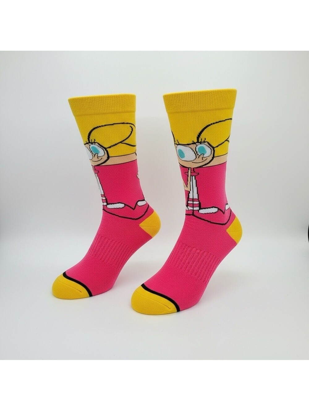 Dexter Laboratory Cartoon Network Dee Dee Crew Socks.
